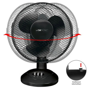 Stolný ventilátor Clatronic VL 3601 BK POŠKODENÝ OBAL