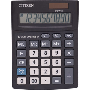 Stolová kalkulačka Citizen CMB1001BK, 10miest, duálne napájanie