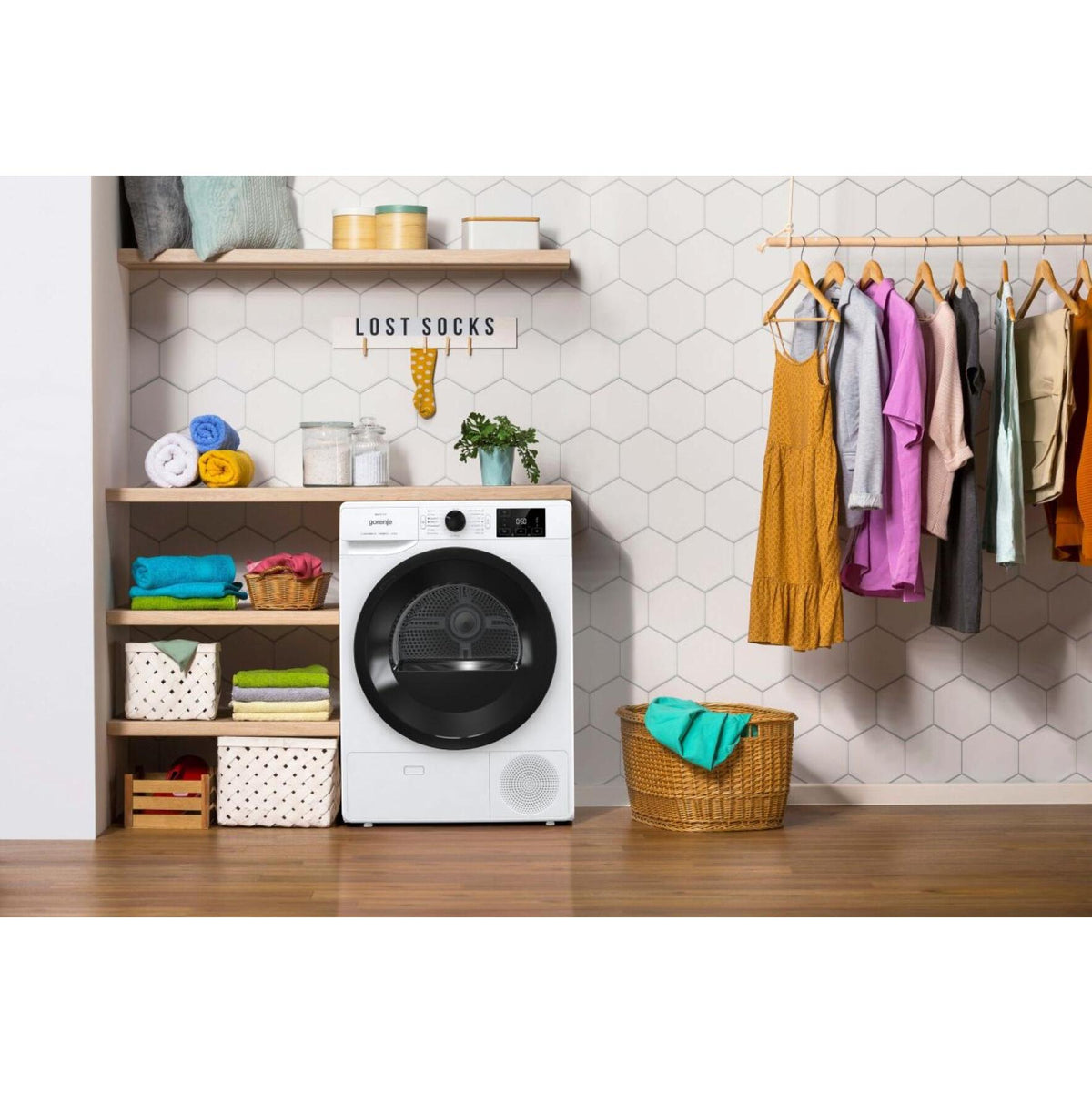 Sušička bielizne Gorenje DNE72/GN, A, 7kg