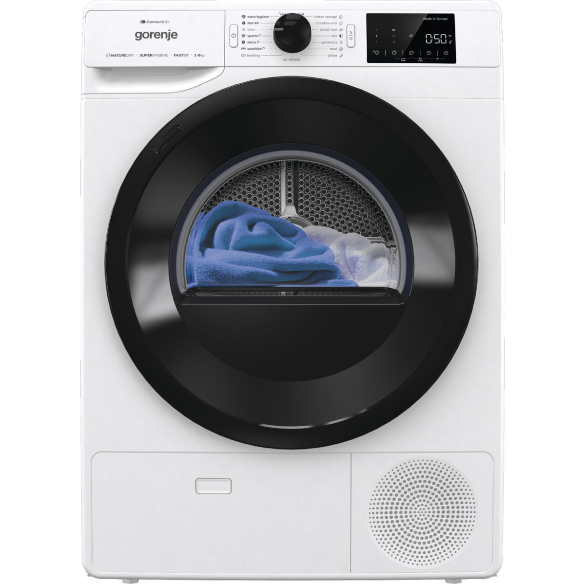 Sušička bielizne Gorenje DPNE83/GNLWIFI, A, 8kg