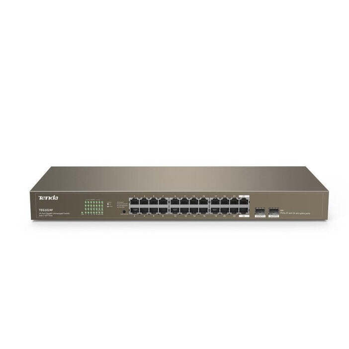 Switch Tenda TEG1024F, GLAN, 24-port POŠKODENÝ OBAL