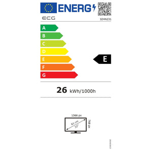 Televize ECG 32HN231 / 32" (80 cm)