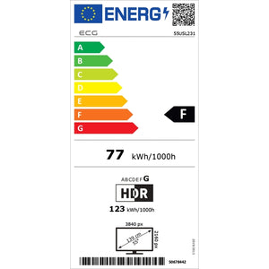 Televize ECG 55USL231 / 55" (139 cm)