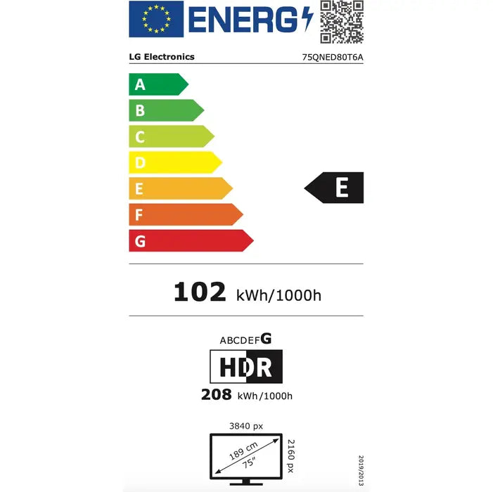 Televízia LG 75QNED80T / 75&quot; (189cm)