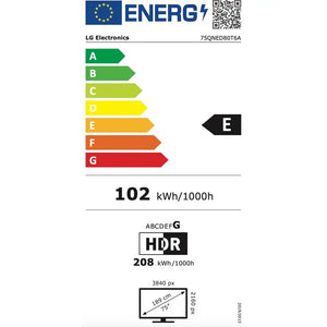 Televízia LG 75QNED80T / 75" (189cm)