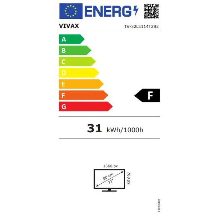 Televízia Vivax 32LE114T2S2 / 32&quot; (80 cm) POŠKODENÝ OBAL