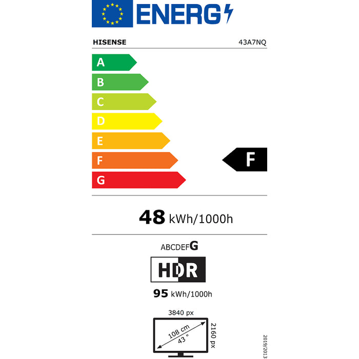 Televízor Hisense 43A7NQ (2024) / 43&quot; (109cm) VYBALENÉ