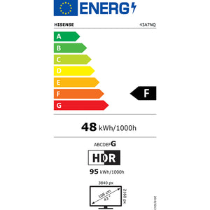 Televízor Hisense 43A7NQ (2024) / 43" (109cm) VYBALENÉ