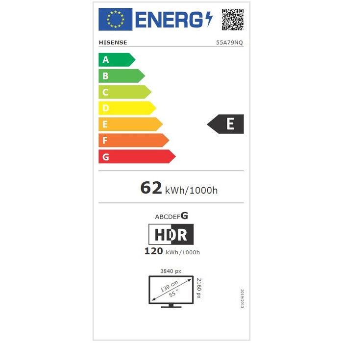 Televízor Hisense 55A79NQ (2024) / 55&quot; (139cm)