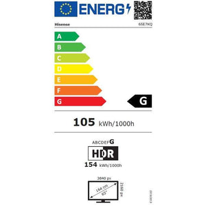 Televízor Hisense 65E7KQ (2023) / 65" (163cm) POŠKODENÝ OBAL