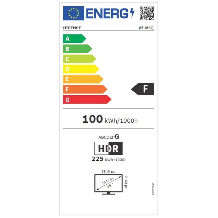 Televízor Hisense 65U6KQ (2023) / 65&quot; (163cm)