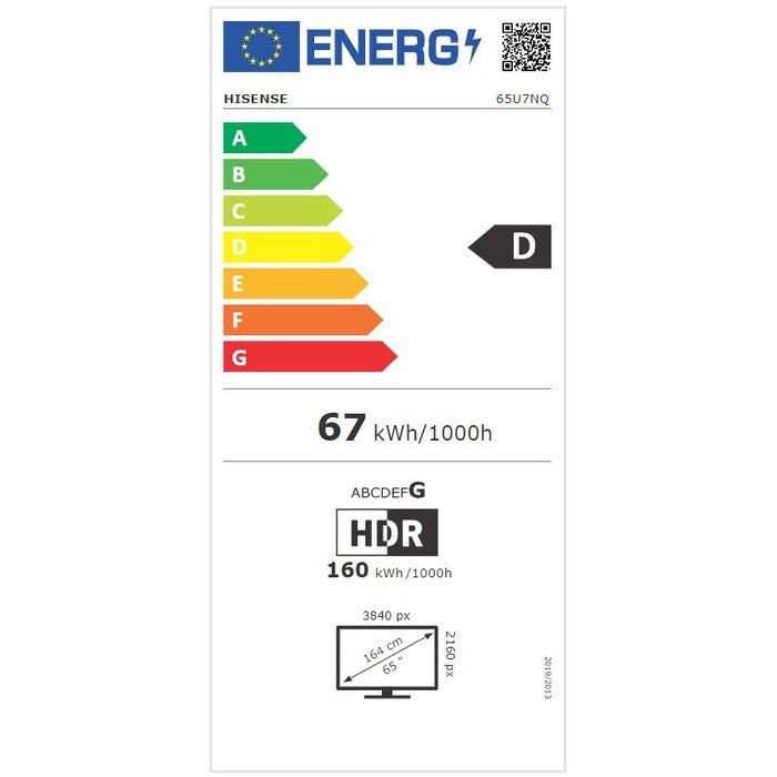 Televízor Hisense 65U72NQ (2024) / 65&quot; (163cm)