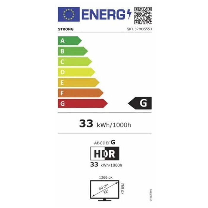 Televízor Strong SRT32HD5553 / 32&quot; (80 cm) POŠKODENÝ OBAL