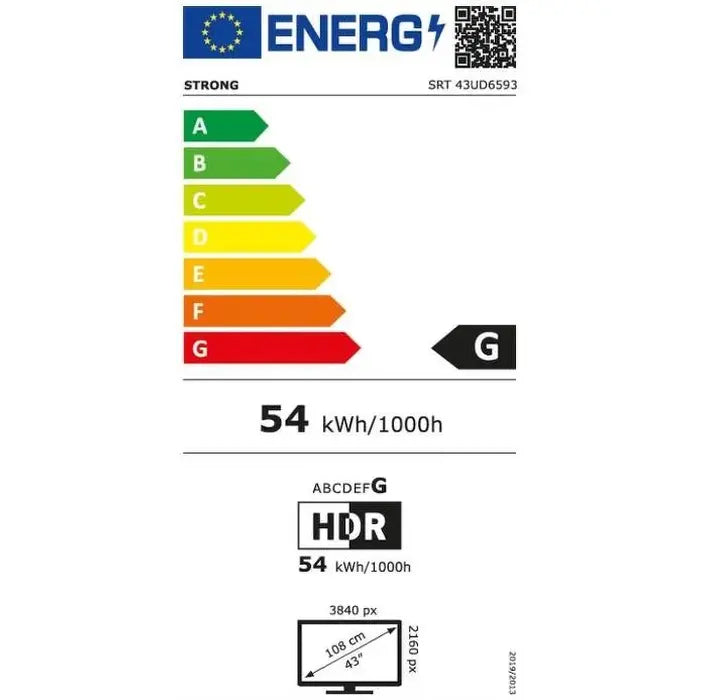 Televízor Strong SRT43UD6593 / 43&quot; (108 cm)