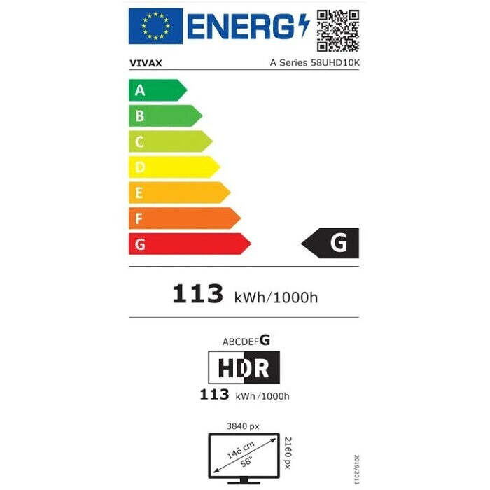 Televízor Vivax 58UHD10K / 58&quot; (146 cm) POŠKODENÝ OBAL