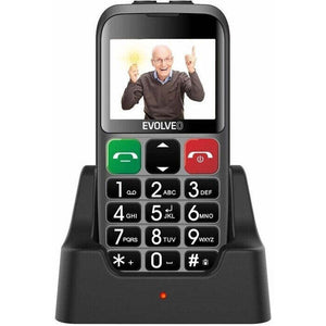 Tlačidlový telefón pre seniorov Evolveo EasyPhone EB, strieborná JAVÉ ZNÁMKY POUŽITIA