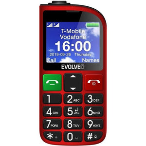 Tlačidlový telefón pre seniorov Evolveo EasyPhone FM, červená JAVÉ ZNÁMKY POUŽITIA