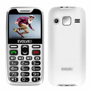 Tlačidlový telefón pre seniorov Evolveo EasyPhone XD, biela