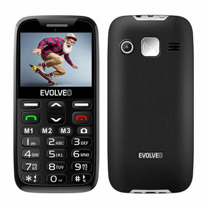 Tlačidlový telefón pre seniorov Evolveo EasyPhone XD, čierna