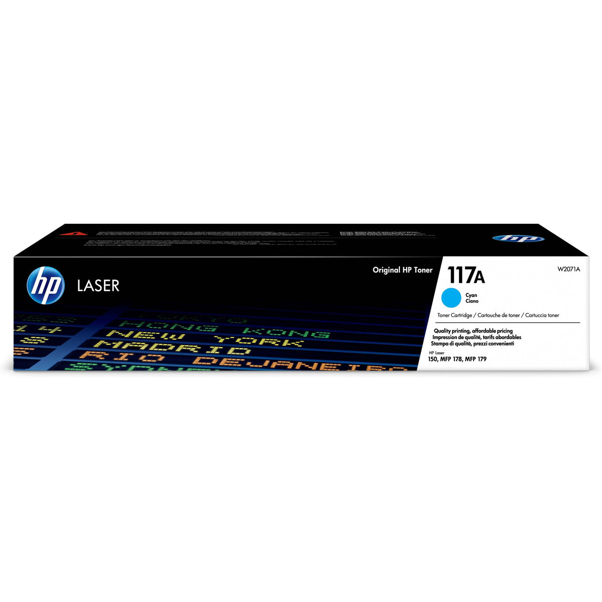 Toner HP W2071A, 117A, azúrová POŠKODENÝ OBAL