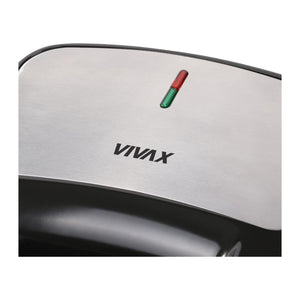 Toustovač Vivax TS-7504BX, 750W, nerez/čierny