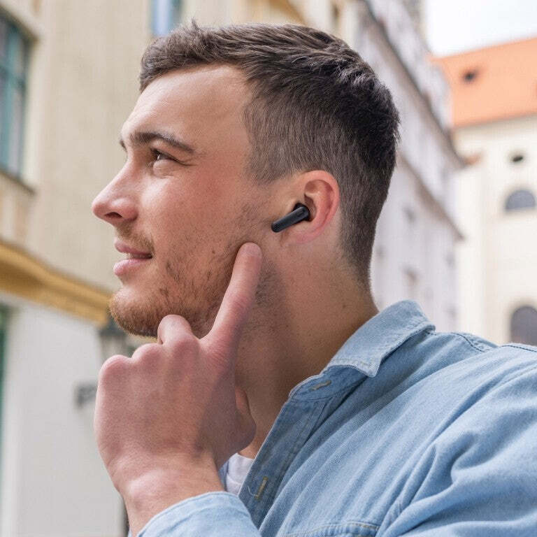 True Wireless slúchadlá Niceboy Hive Beans, čierna JAVÉ ZNÁMKY POUŽITIA