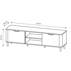 TV stolík Tino (2x dvierka, dub craft zlatý)