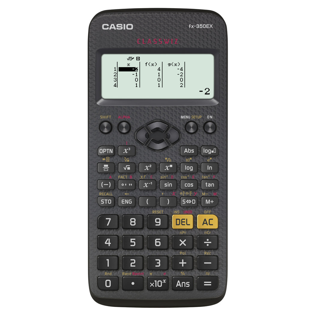 Vedecká kalkulačka Casio FX 350 EX, prirodzené zobrazenie