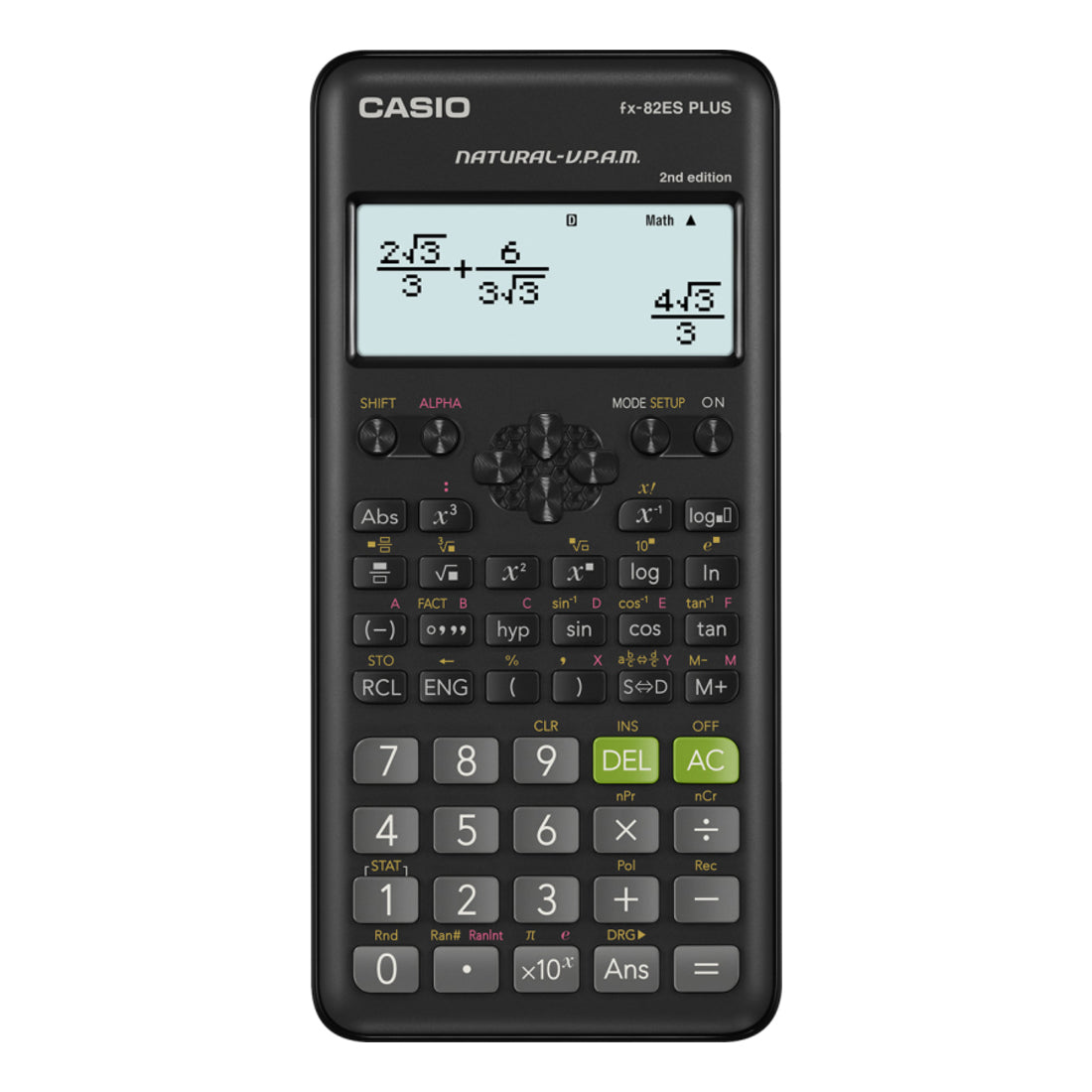 Vedecká kalkulačka Casio FX 82 ES PLUS 2E, čierna