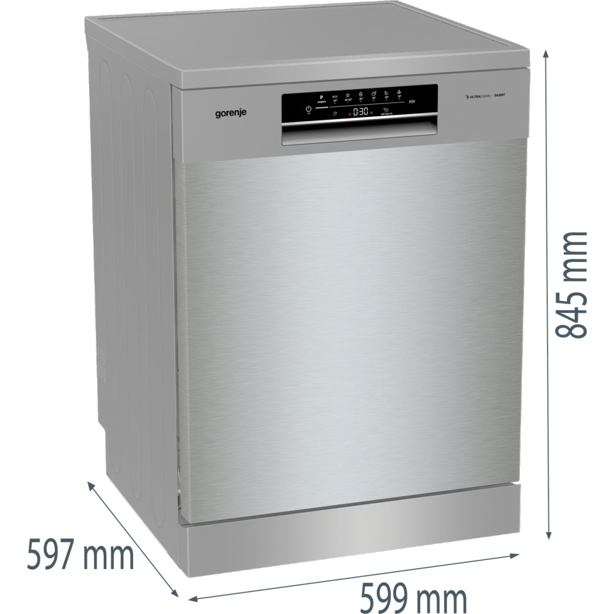 Voľne stojaca umývačka riadu Gorenje GS643D90X, D, 60cm