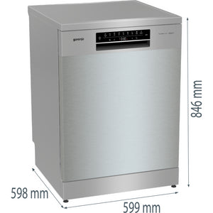 Voľne stojaca umývačka riadu Gorenje GS673B60X, B, 60cm