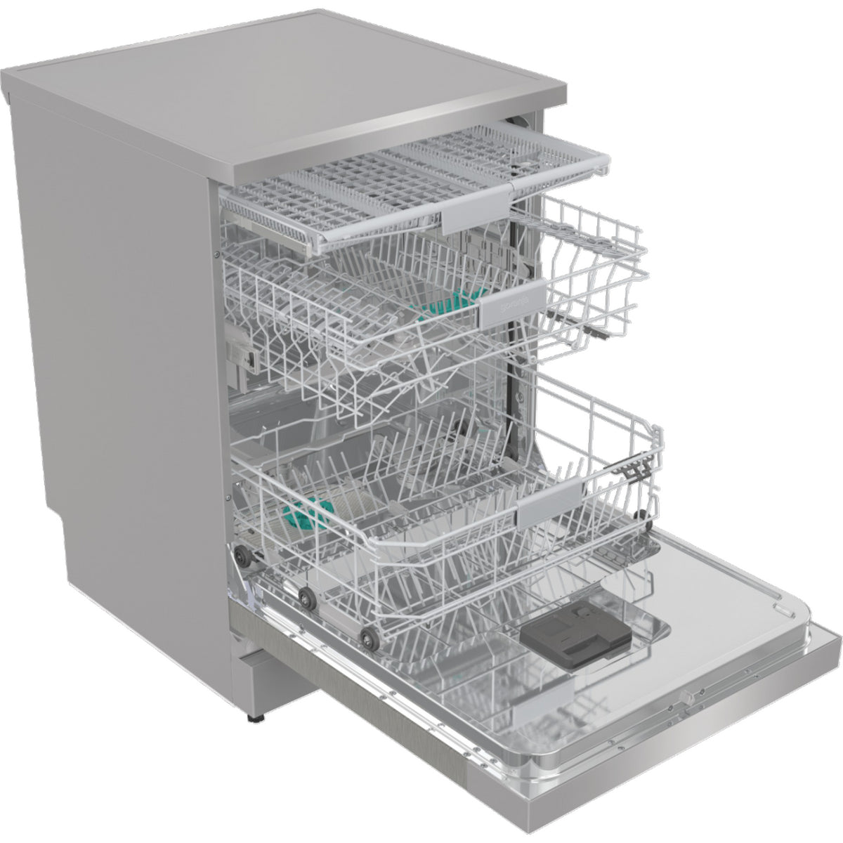 Voľne stojaca umývačka riadu Gorenje GS673B60X, B, 60cm