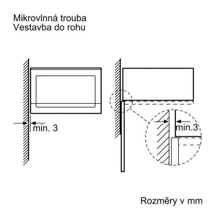 Vstavaná mikrovlnná rúra Bosch BFL524MB0