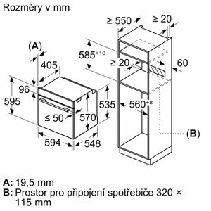 Vstavaná rúra Bosch HBA372EB0 POŠKODENÝ OBAL