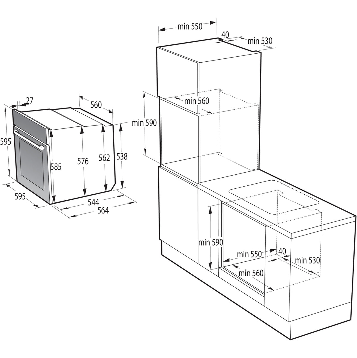 Vstavaná rúra Gorenje BO6737E02XK