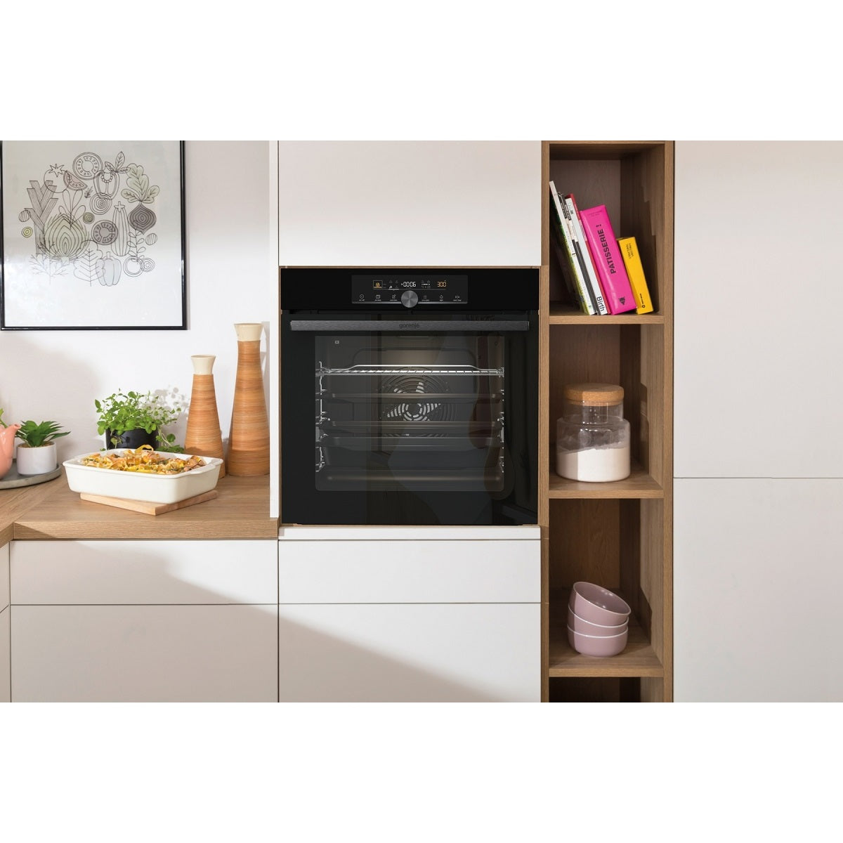 Vstavaná rúra Gorenje BPS6747A06BG POŠKODENIA