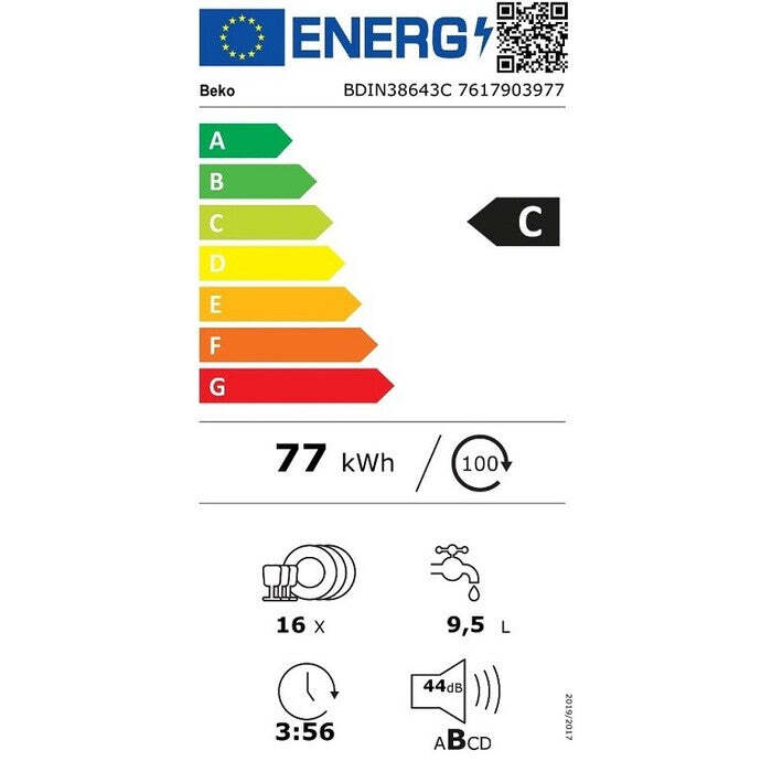 Vstavaná umývačka riadu Beko BDIN38643C POŠKODENÝ OBAL