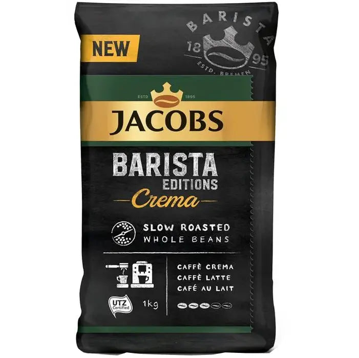 Zrnková káva Jacobs Barista Crema, 1 kg