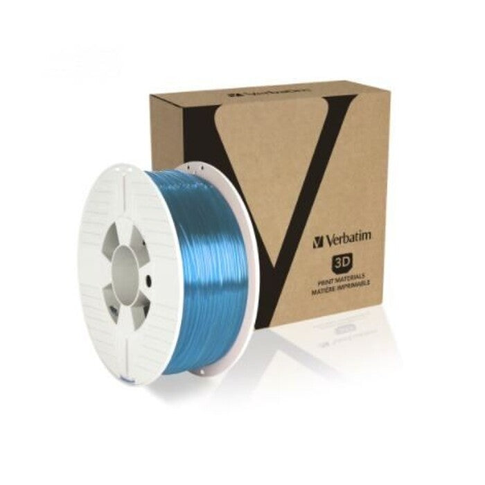 3D filament Verbatim, PET-G, 1,75 mm, 1000 g, 55056,transp. blue