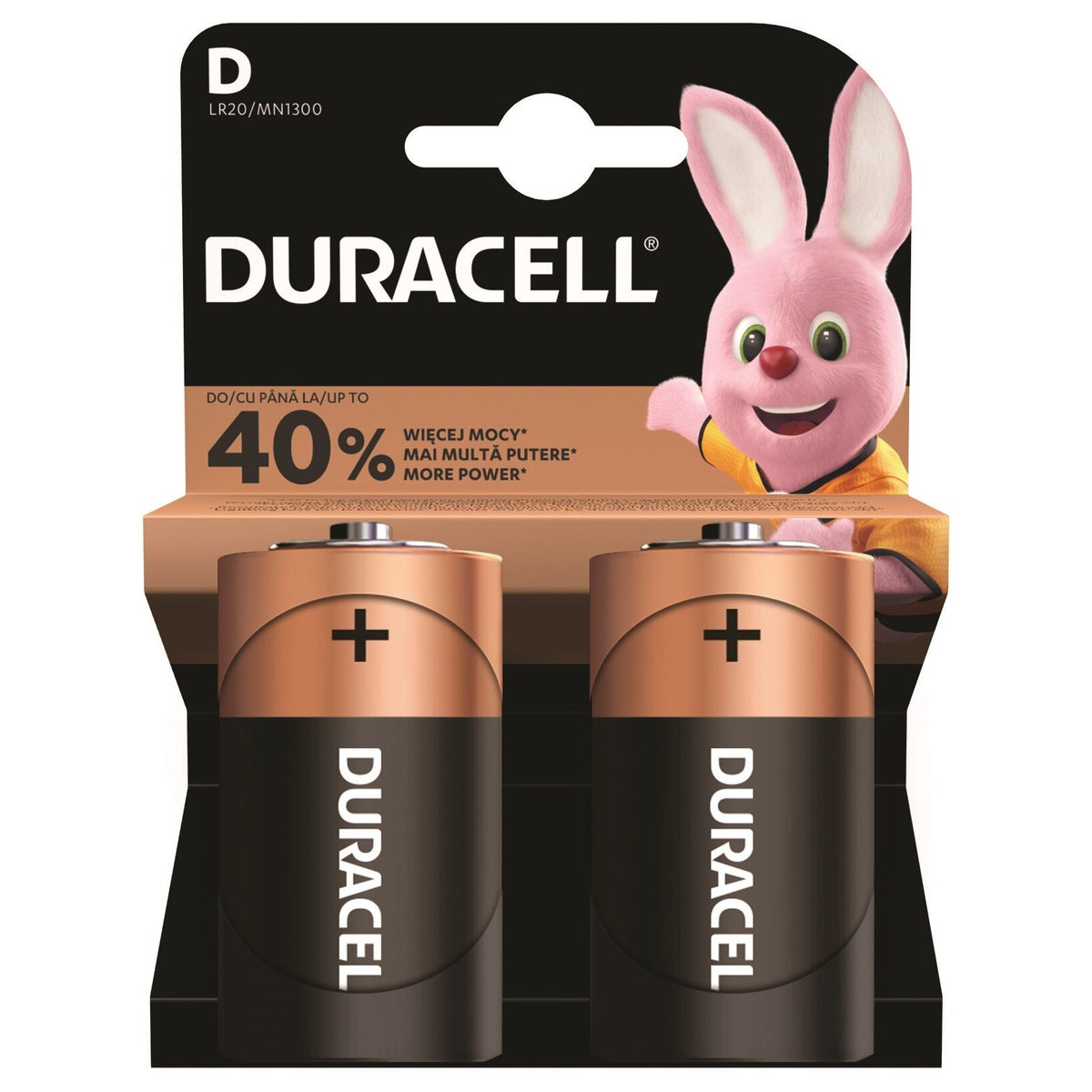 Batérie Duracell Basic, LR20, 2ks