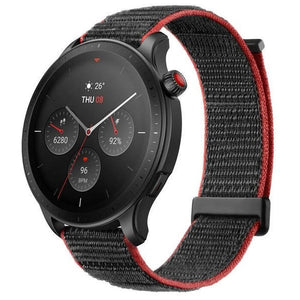 Chytré hodinky Amazfit GTR 4, čierna so šedým remienkom