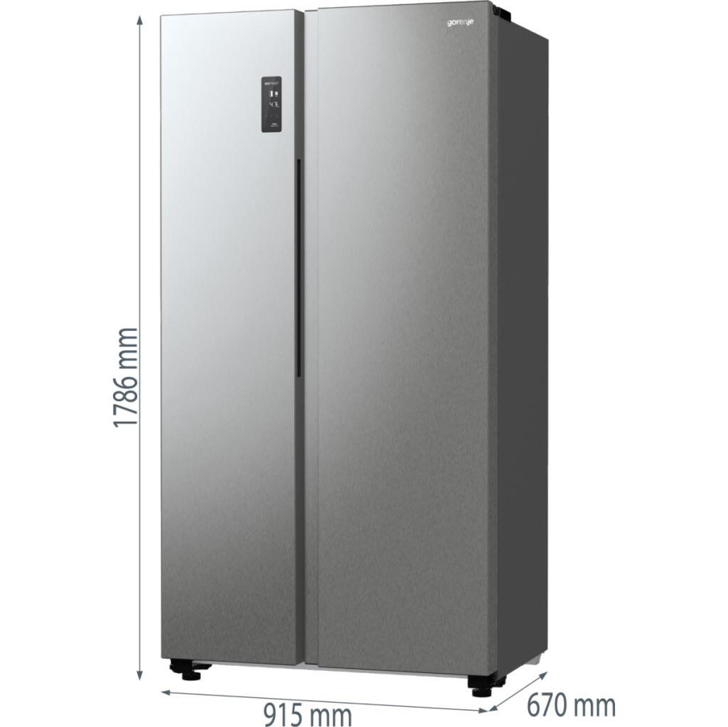 Americká chladnička Gorenje NRR9185DAXL