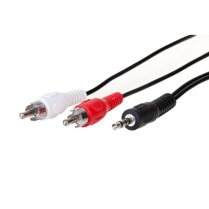 Audio kábel AQ OK012V 3,5mm jack/2x RCA, 1,2m