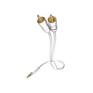 Audio kábel InAkustik STAR 1x 3,5mm Jack / 2x RCA, 0,75m