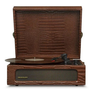 Crosley Voyager - Brown Croc POUŽITÉ, NEOPOTREBOVANÝ TOVAR