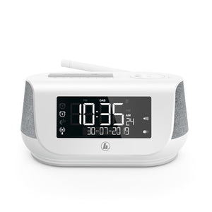 Hama DR36SBT, FM/DAB/DAB+/Bluetooth, biele POUŽITÉ, NEOPOTREBOVAN