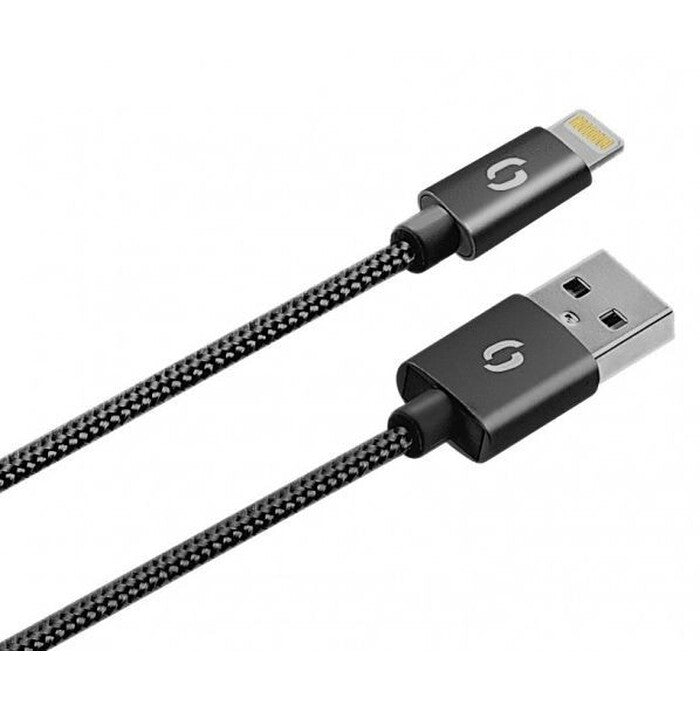 Autonabíjačka Aligator 3.4A, 2xUSB + kábel lightning, čierna