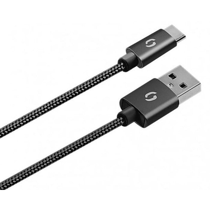 Autonabíjačka Aligator 3.4A,2xUSB,Smart IC,čierna,USB-C kábel