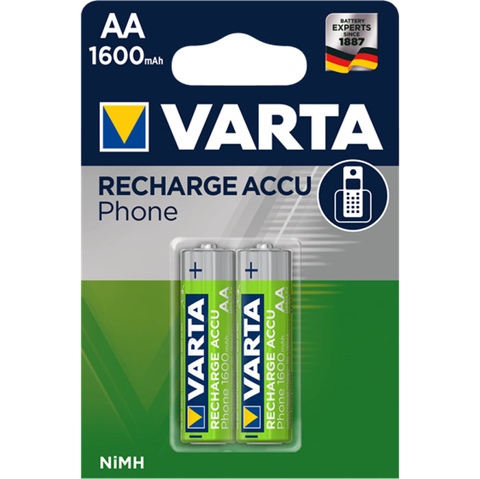 Nabíjacia batéria Varta Phone, AA, 1600 mAh