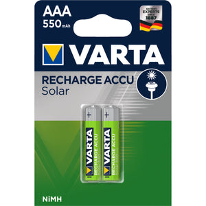 Nabíjacia batéria Varta Solar, AAA, 550 mAh